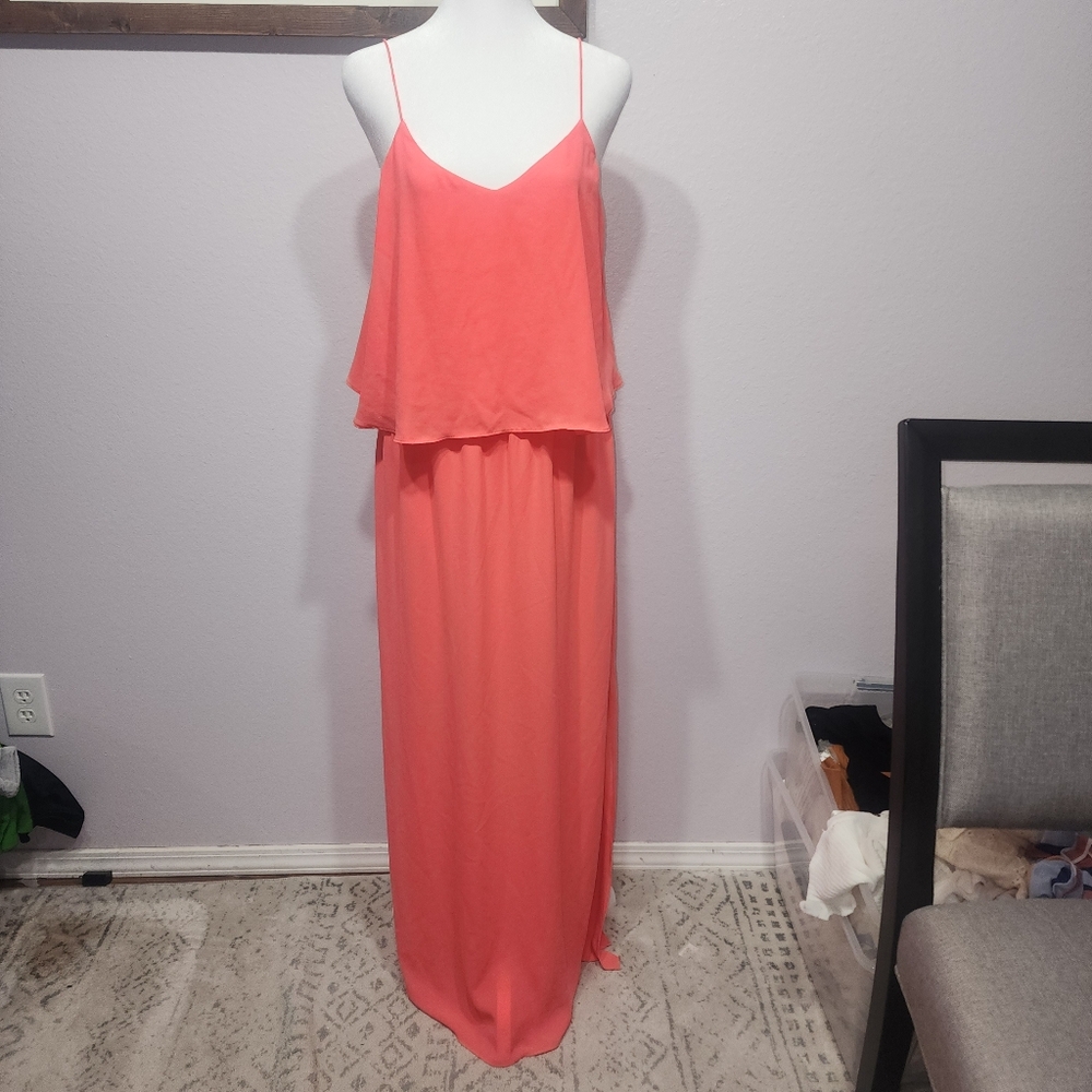 Large coral Mossimo Maxi Dress